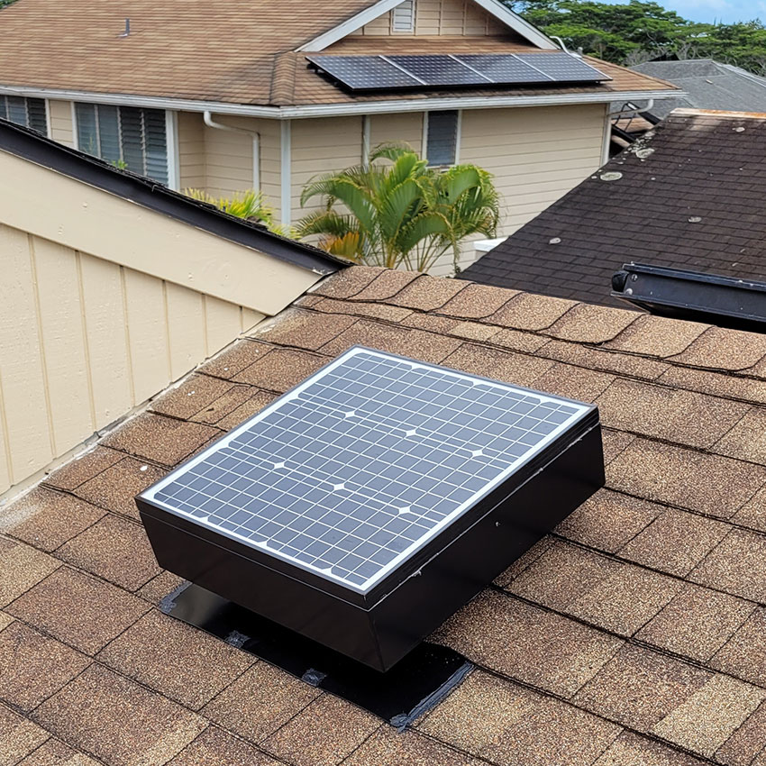 Ventilateurs solaires pour maisons résidentielles